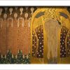 Austria, Vienna, Here’s a Kiss to the Whole World’ from Beethoven Frieze by Gustav Klimt, 1902