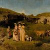 Gustave Courbet, giovani Signore del Villaggio, pittura, 1851-1852