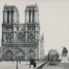 Notre Dame de Paris facciata foto d’epoca