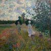 En promenade près d’Argenteuil’ Claude Monet 1875